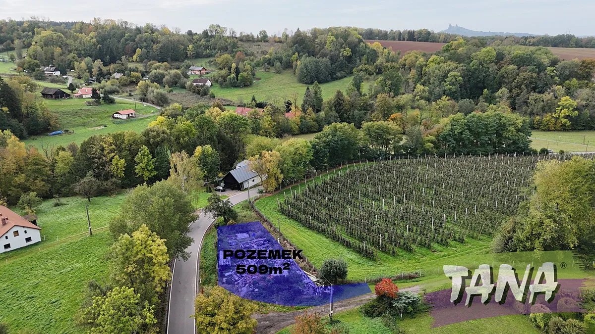 Prodej stavebního pozemku 509 m²