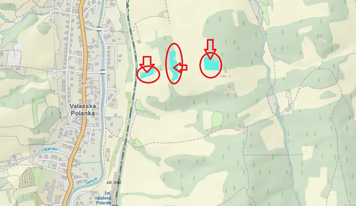 Prodej lesa 9681 m²