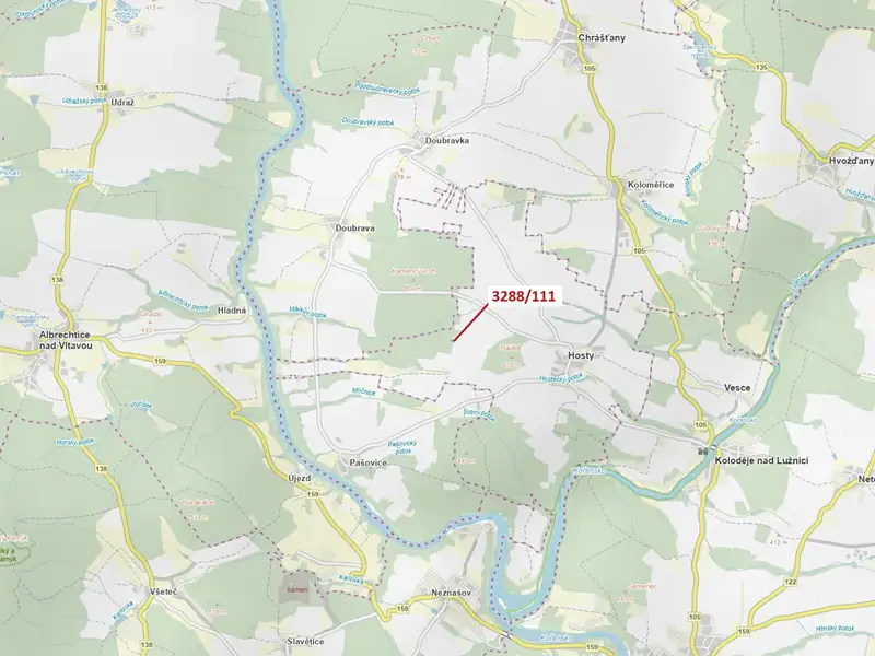 Dražba lesa 978 m², Hosty – náhled fotky 1