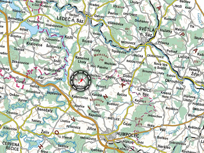 Prodej pole 21446 m², Kaliště – náhled fotky 3