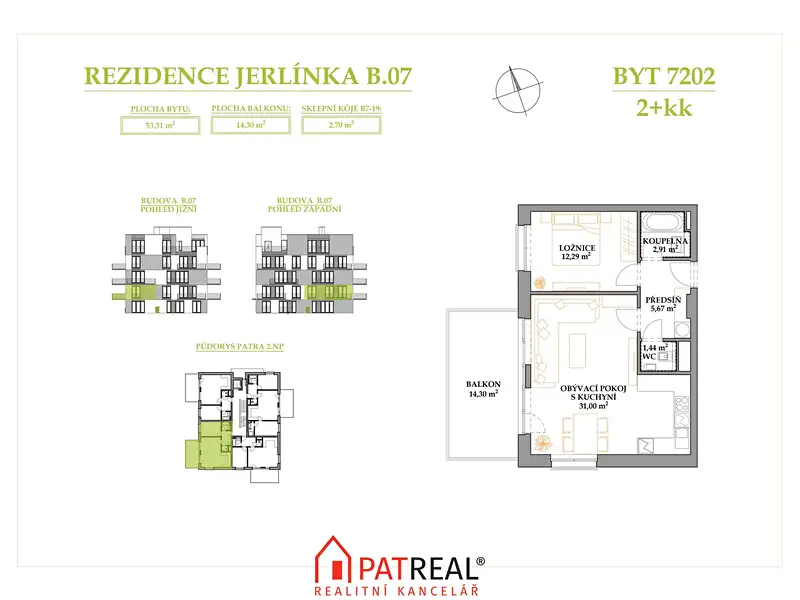 Prodej bytu 2+kk 68 m², Brno – náhled fotky 2