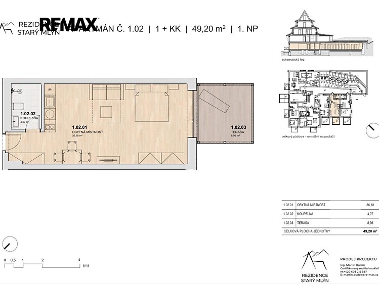 Prodej bytu 1+kk, 42 m² (4 z 14)