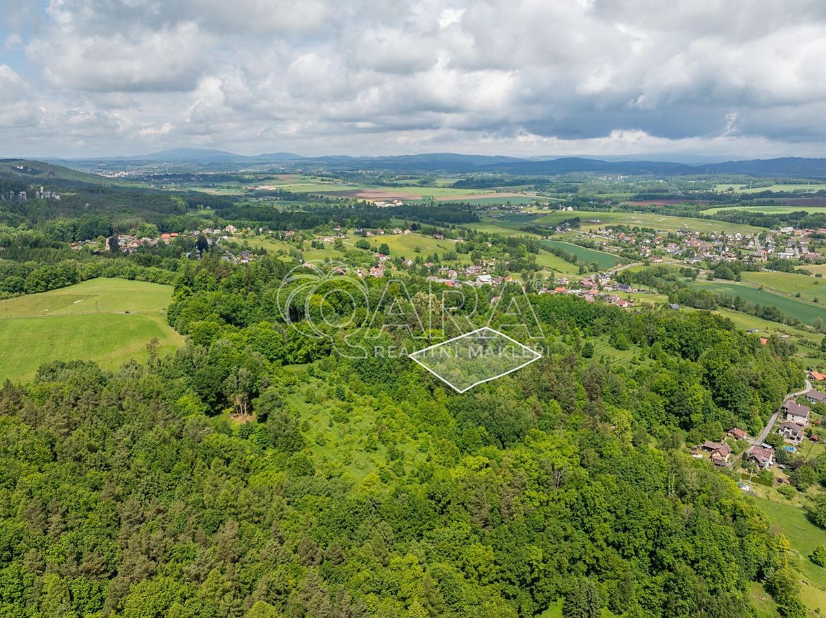 Prodej stavebního pozemku 5519 m², Hrubá Skála – fotka 1 z 3