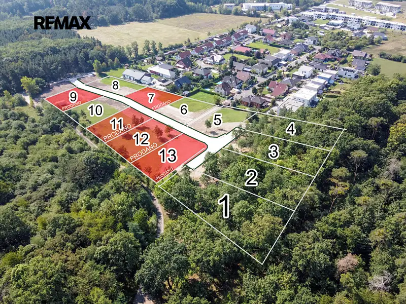 Prodej stavebního pozemku 1371 m², Kolín – náhled fotky 2