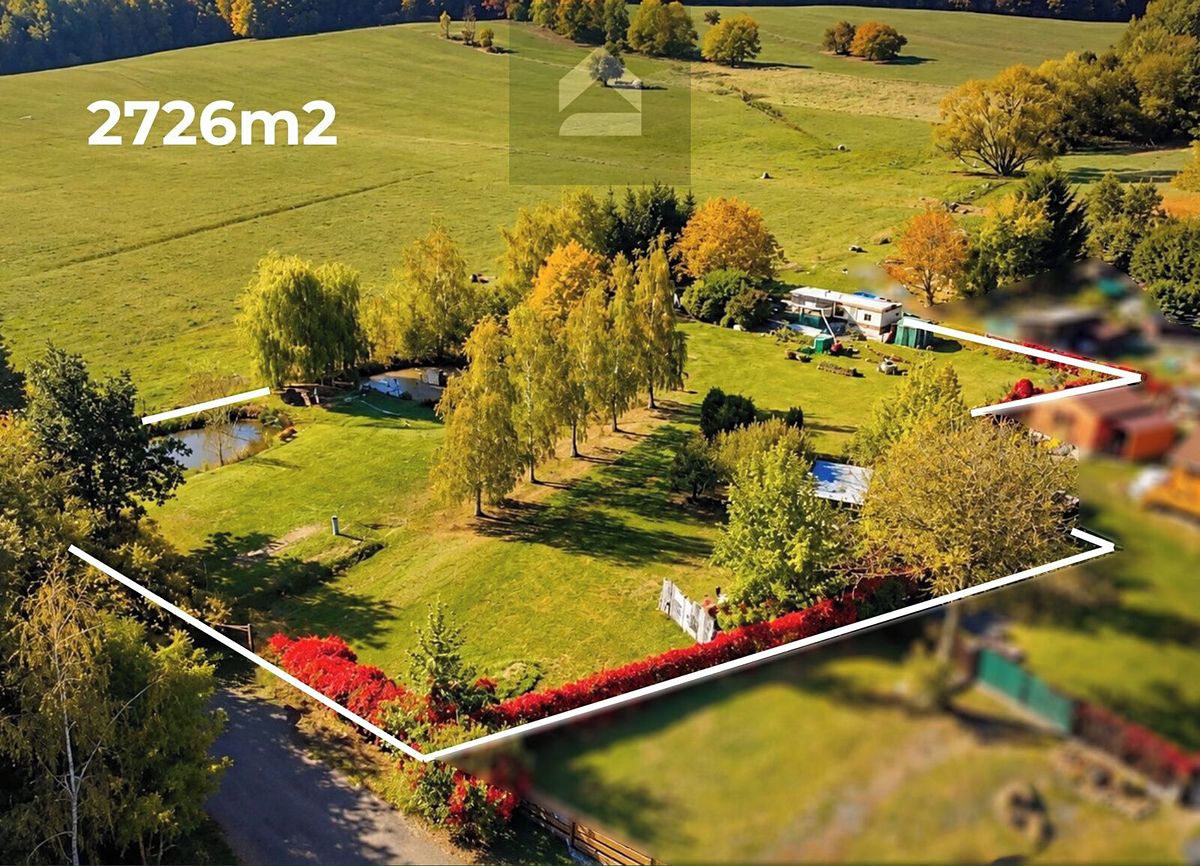 Prodej stavebního pozemku 2726 m², Všeruby – fotka 1 z 3