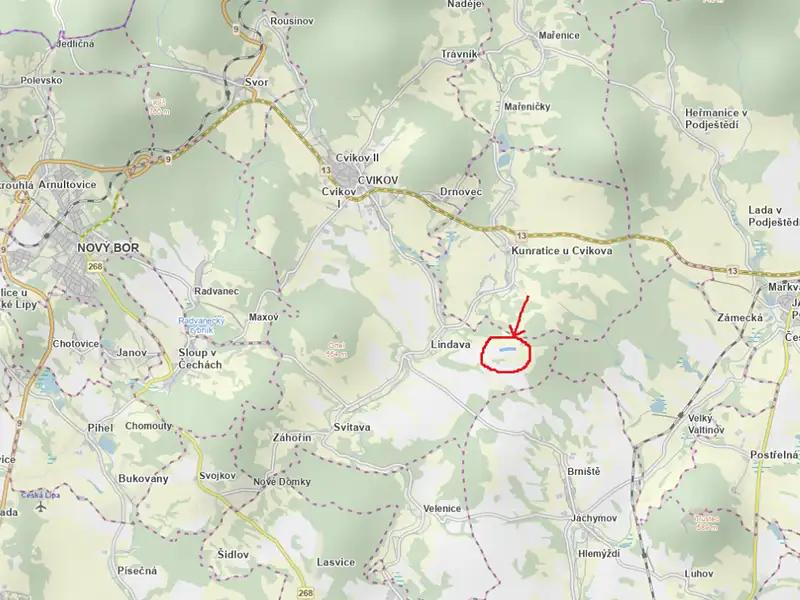 Prodej pole 15063 m², Cvikov – náhled fotky 3