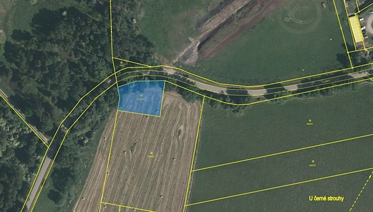 Dražba louky 14232 m², Borkovice – fotka 1 z 3