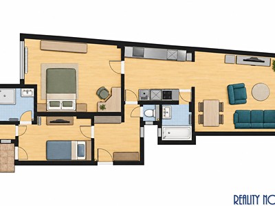 Pronájem bytu 3+kk, 86 m² (2 z 27)