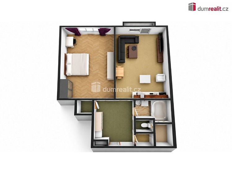 Pronájem bytu 2+kk, 50 m² (8 z 19)