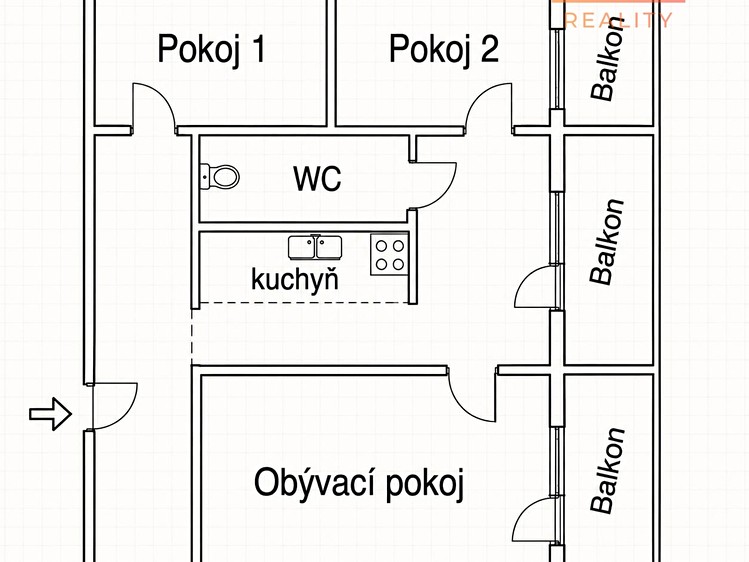 Wohnung 3+1 zum Kauf, 72 m² (7 von 10)