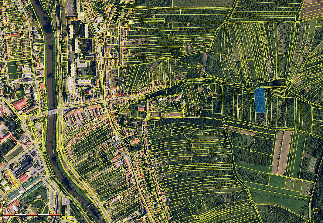 Prodej zahrady 4890 m², Židlochovice – fotka 1 z 3