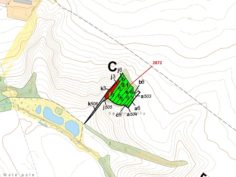 Dražba lesa 1391 m², Želetice – náhled fotky 3