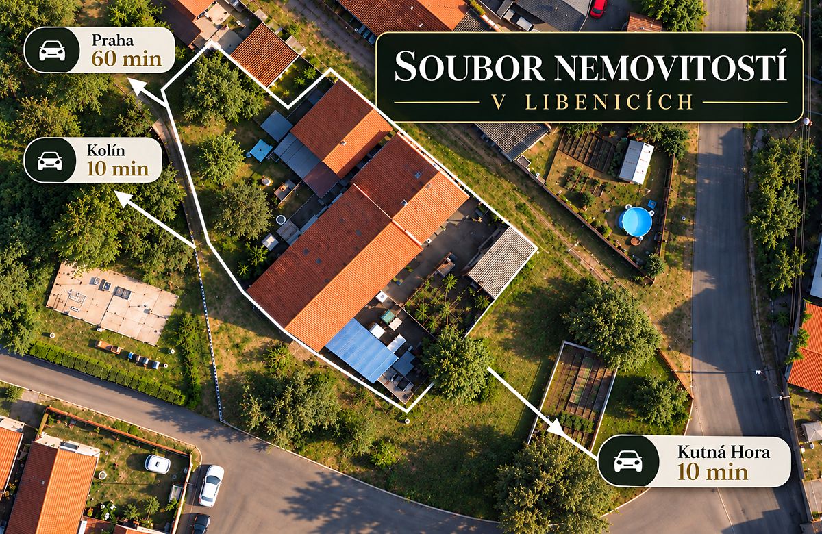Prodej zemědělské usedlosti 276 m², pozemek 748 m², Libenice – fotka 1 z 3