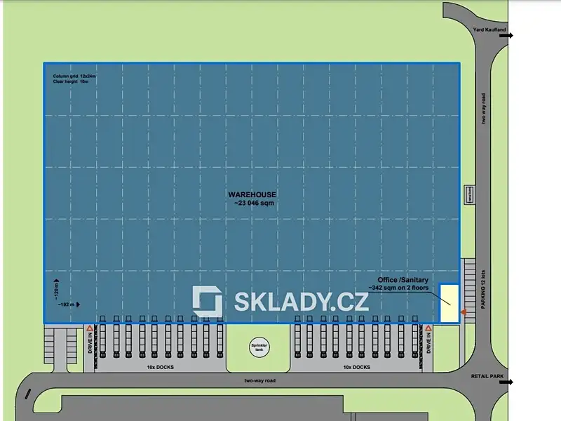 Pronájem skladového prostoru 4000 m², Hustopeče – náhled fotky 2