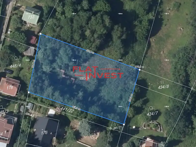 Prodej stavebního pozemku 1678 m², Kamenice – náhled fotky 1