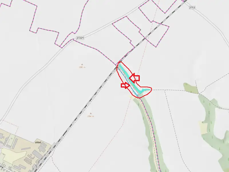 Prodej lesa 5828 m², Hrušov – náhled fotky 3