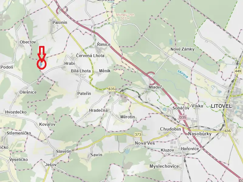 Prodej lesa 6162 m², Bílá Lhota – náhled fotky 3