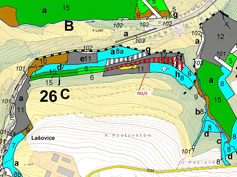 Dražba lesa 10260 m², Lašovice – náhled fotky 3