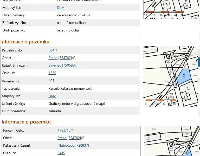 Prodej stavebního pozemku 695 m², Praha – náhled fotky 3