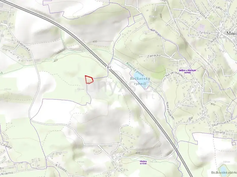 Prodej lesa 4613 m², Kunice – náhled fotky 3