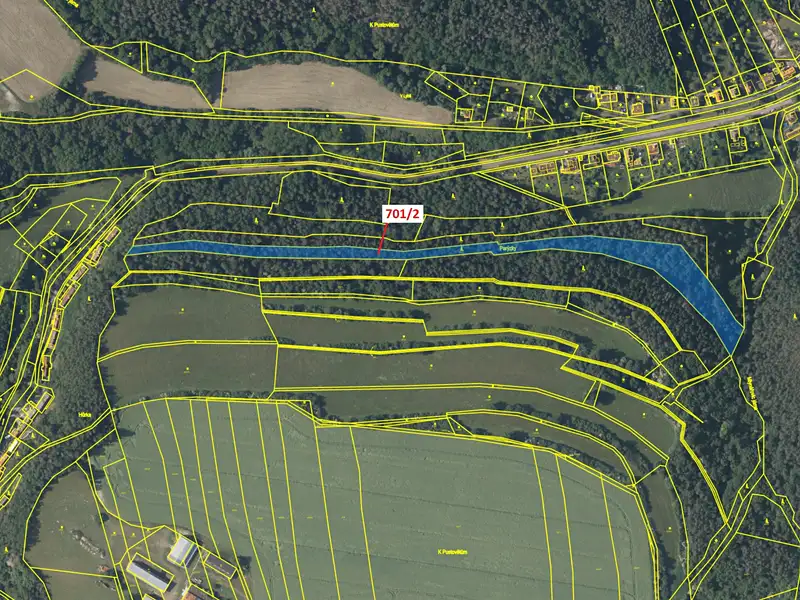 Dražba lesa 10260 m², Lašovice – náhled fotky 2
