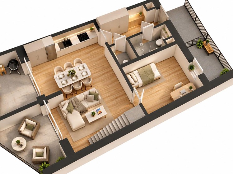 Квартира 4+kk на продаж, 91 м² (6 з 19)