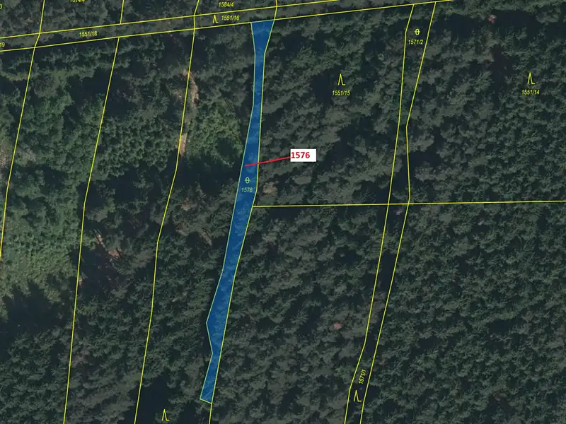 Dražba pozemku 737 m², Nová Bystřice – náhled fotky 2