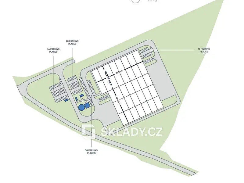 Pronájem skladového prostoru 11000 m², Linhartice – náhled fotky 3