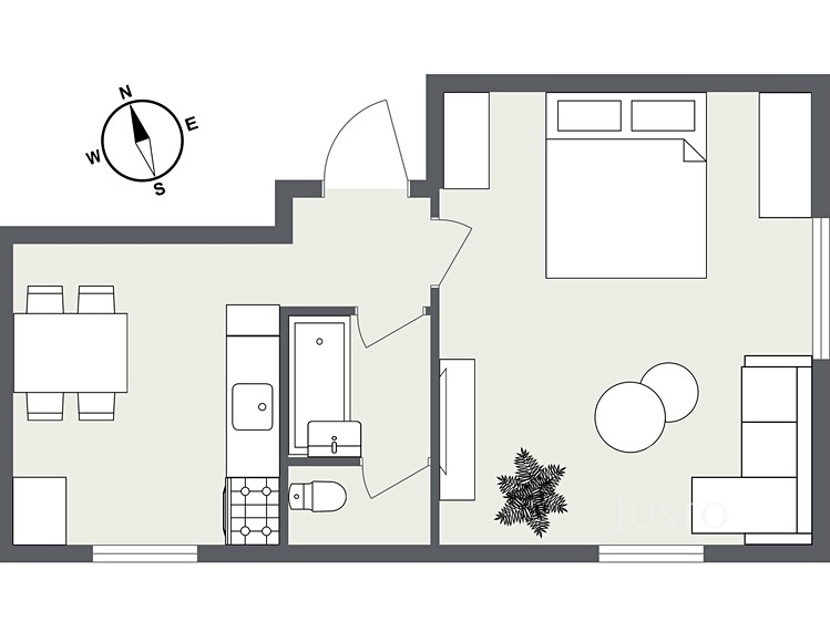 Квартира 1+1 в оренду, 38 м² (9 з 13)