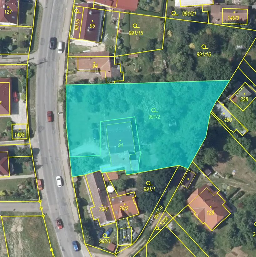 Prodej stavebního pozemku 2000 m²