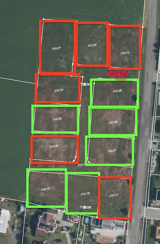 Prodej stavebního pozemku 4884 m², Kosořice – fotka 1 z 3