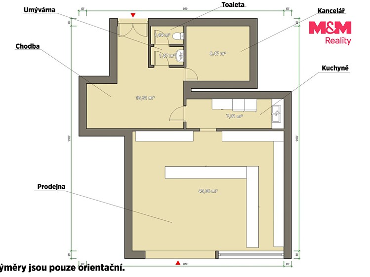 Комерційне приміщення в оренду, 86 м² (5 з 14)