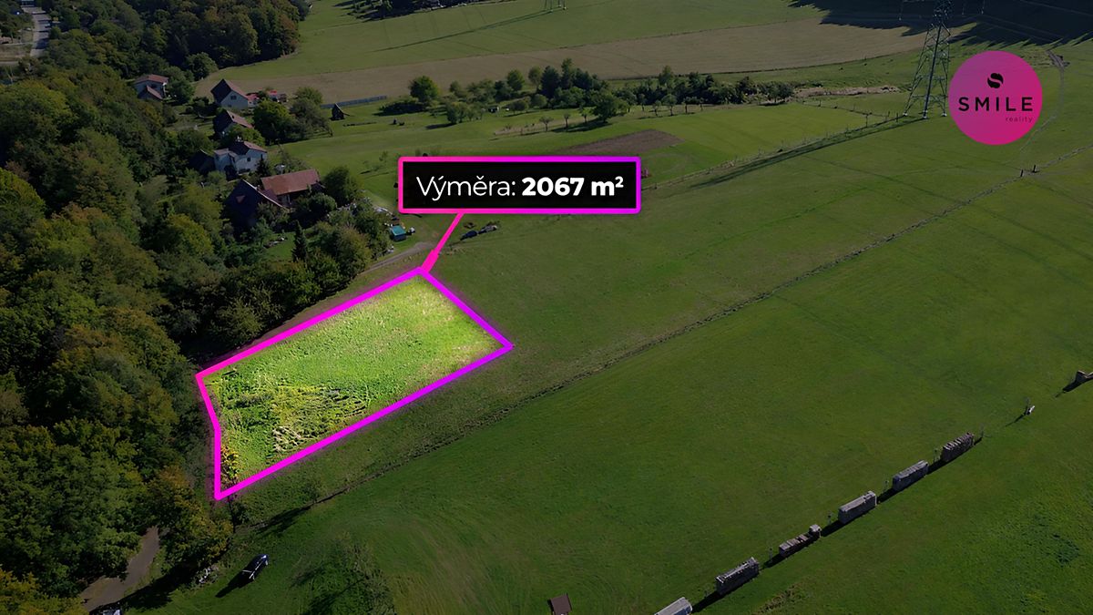 Prodej stavebního pozemku 2067 m², Palkovice – fotka 1 z 3
