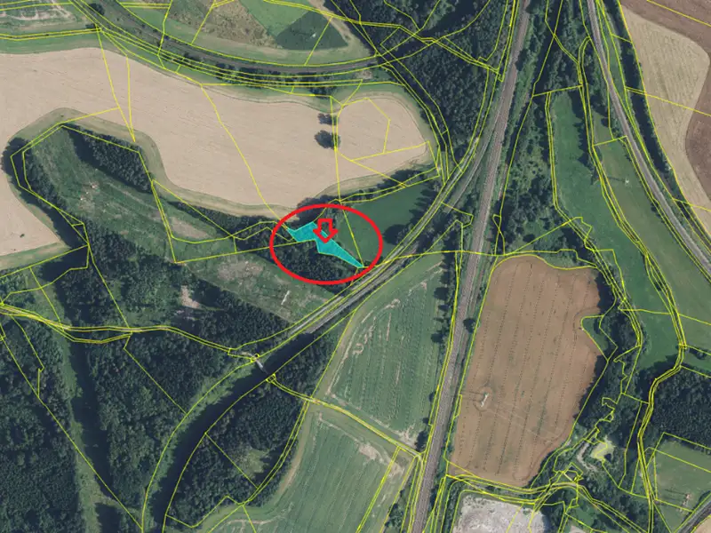Prodej lesa 2295 m², Semanín – náhled fotky 2