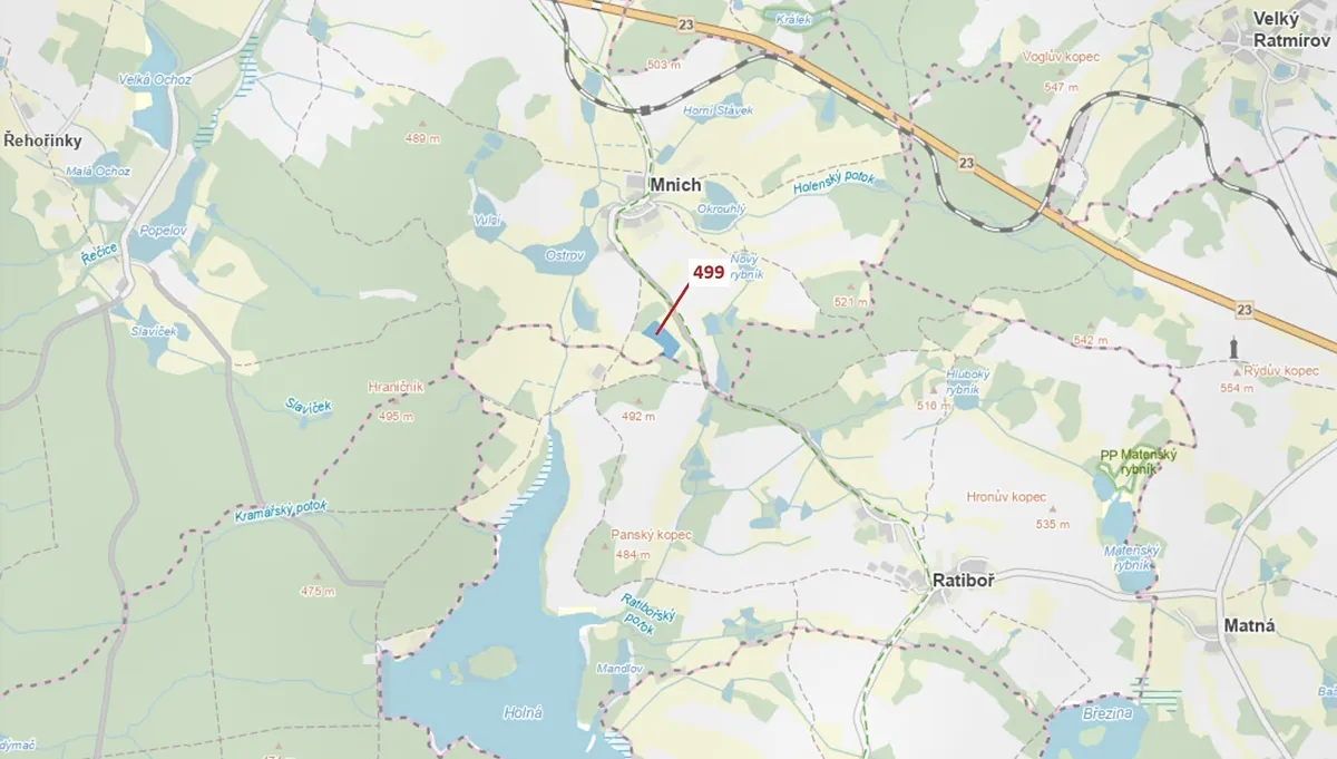 Dražba lesa 25097 m²