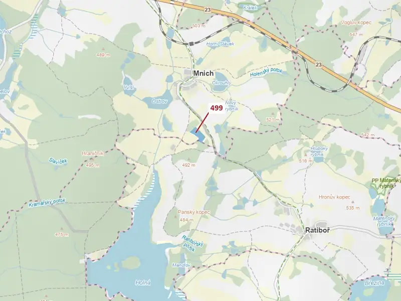 Dražba lesa 25097 m², Kardašova Řečice – náhled fotky 1