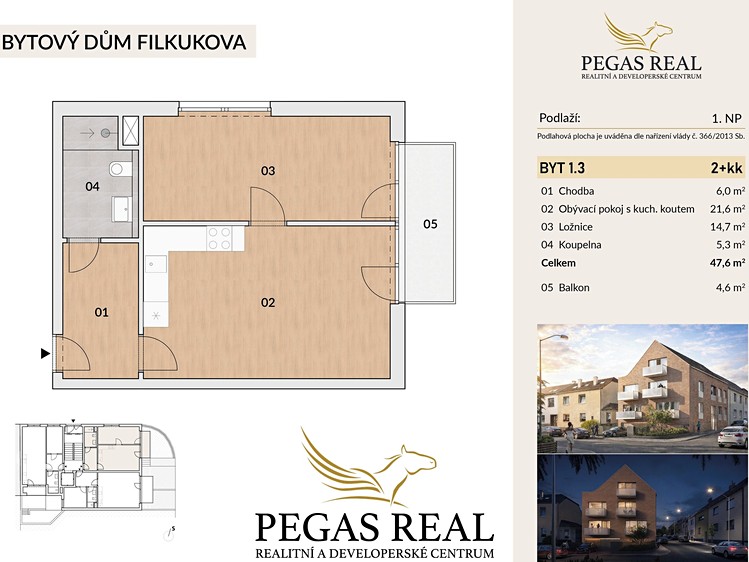 Wohnung 2+kk zum Kauf, 46 m² (11 von 28)