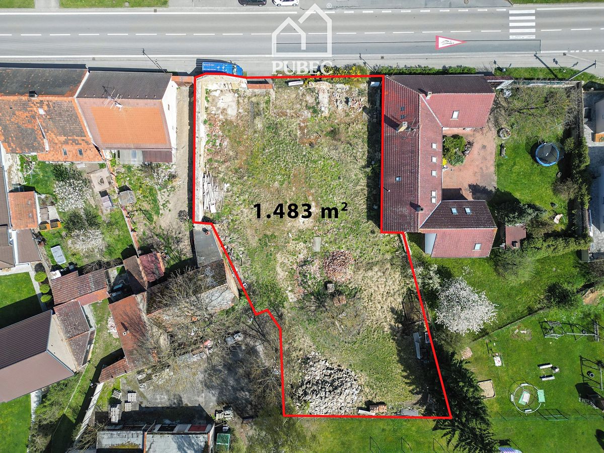 Prodej stavebního pozemku 1483 m², Katovice – fotka 1 z 3
