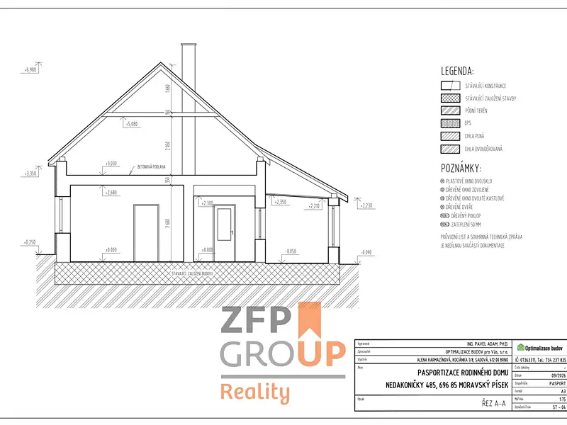 Prodej rodinného domu 100 m², pozemek 1062 m², Moravský Písek – náhled fotky 3