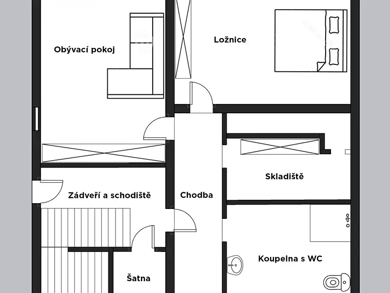 Prodej vícegeneračního domu 218 m², pozemek 655 m², Stará Huť – náhled fotky 2