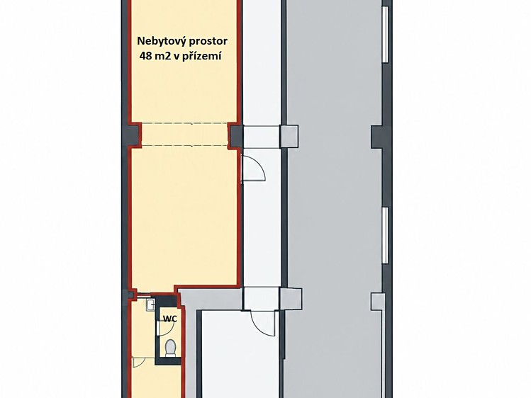 Pronájem komerčního prostoru, 48 m² (8 z 8)