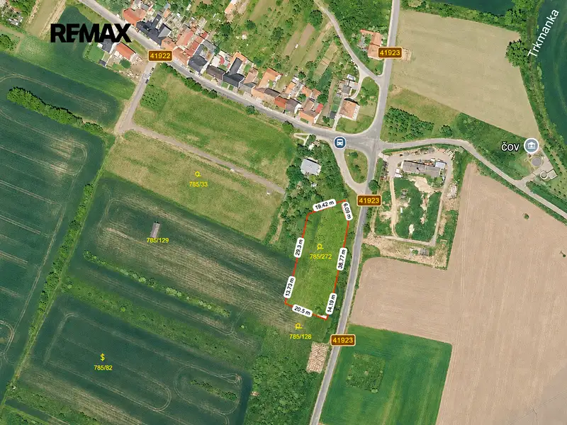 Prodej stavebního pozemku 896 m², Násedlovice – náhled fotky 3
