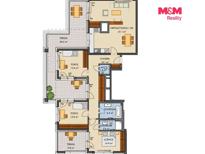 Prodej bytu 4+kk 120 m², Praha – náhled fotky 2