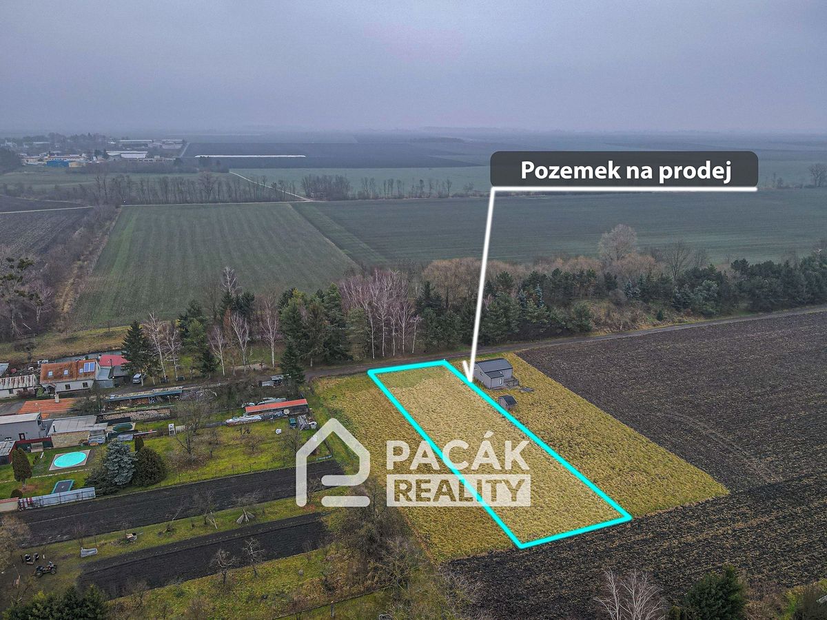 Prodej stavebního pozemku 1525 m², Hrubčice – fotka 1 z 3