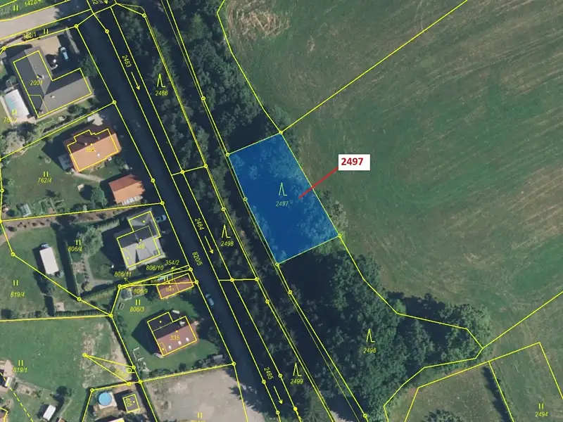 Dražba lesa 797 m², Písečná – náhled fotky 2