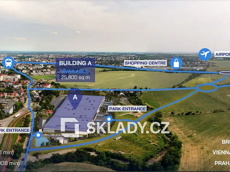 Pronájem skladového prostoru 7000 m², Olomouc – náhled fotky 2