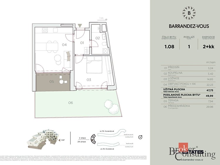 Wohnung 2+kk zur Miete, 50 m² (14 von 15)