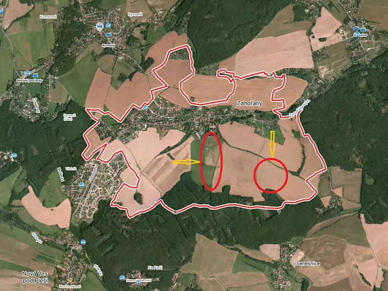Prodej pole 191718 m², Zahořany – náhled fotky 2