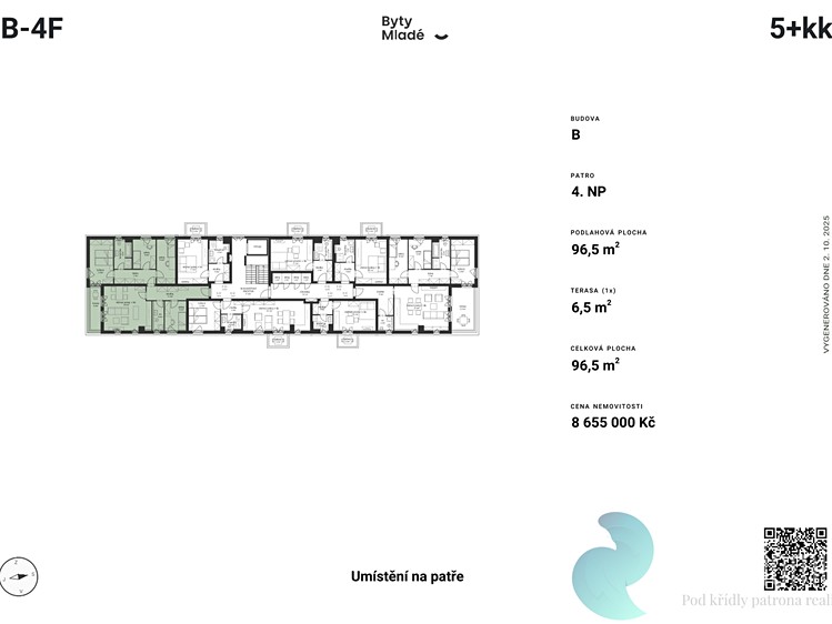 Prodej bytu 5+kk, 105 m² (4 z 11)
