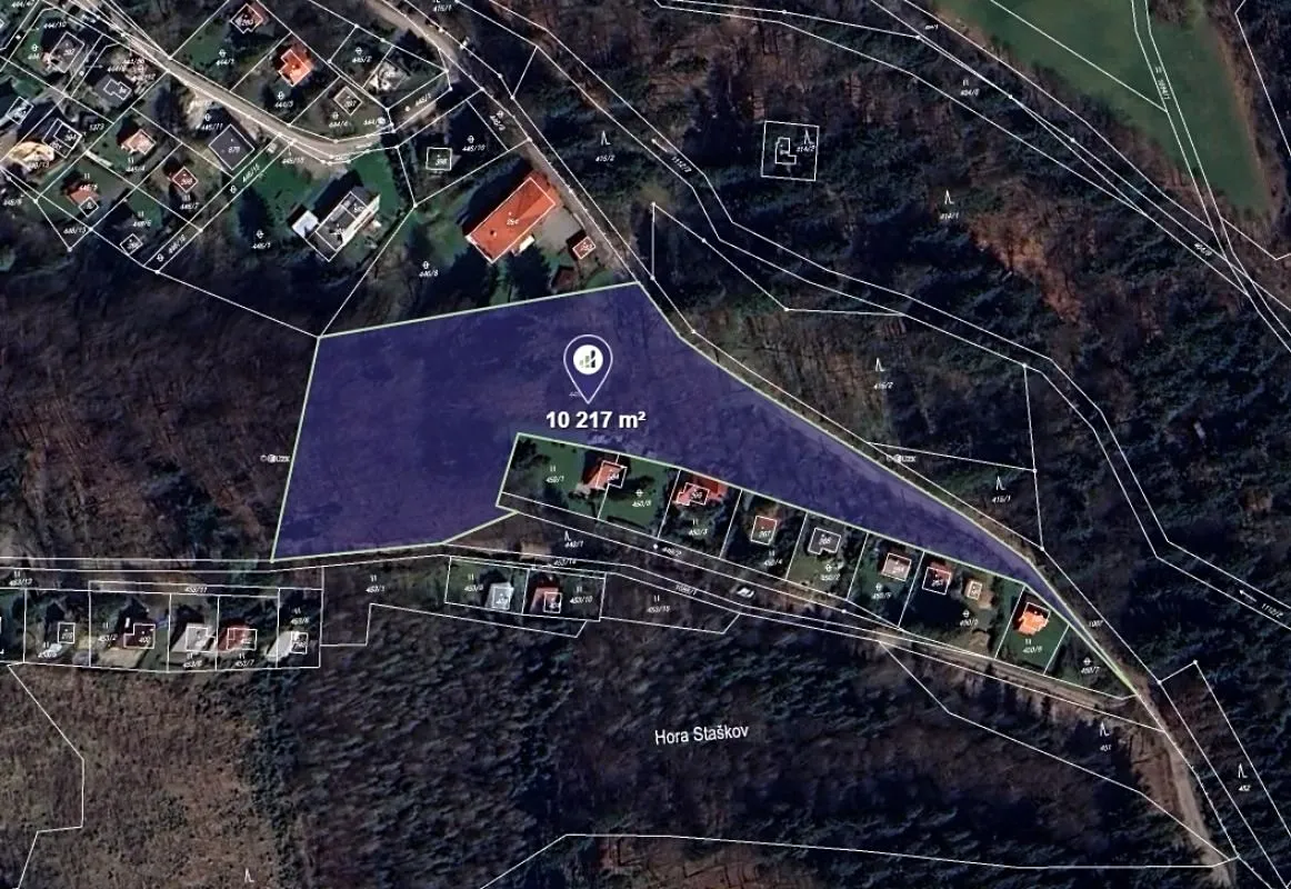 Prodej lesa 10217 m²